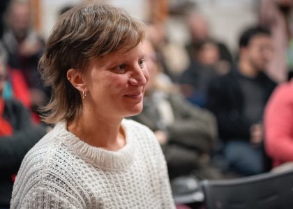 Victoria Freire durante una intervención en la Legislatura porteña