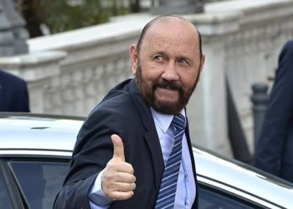 Gildo Insfrán خلال إعلان رسمي في Formosa