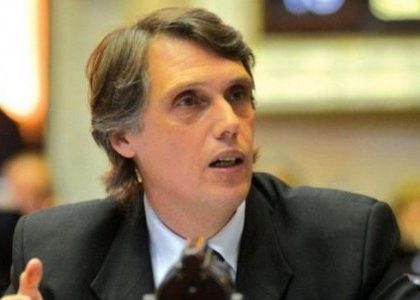 Pablo Kosiner durante uma entrevista sobre o sistema de primárias