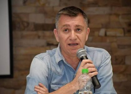Гвидо Бистерфельд во время интервью о финансах Ла-Пампы
